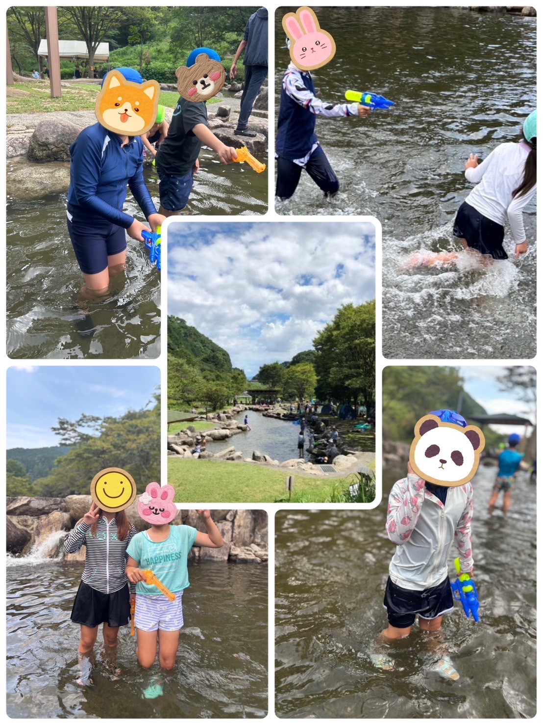 川遊び